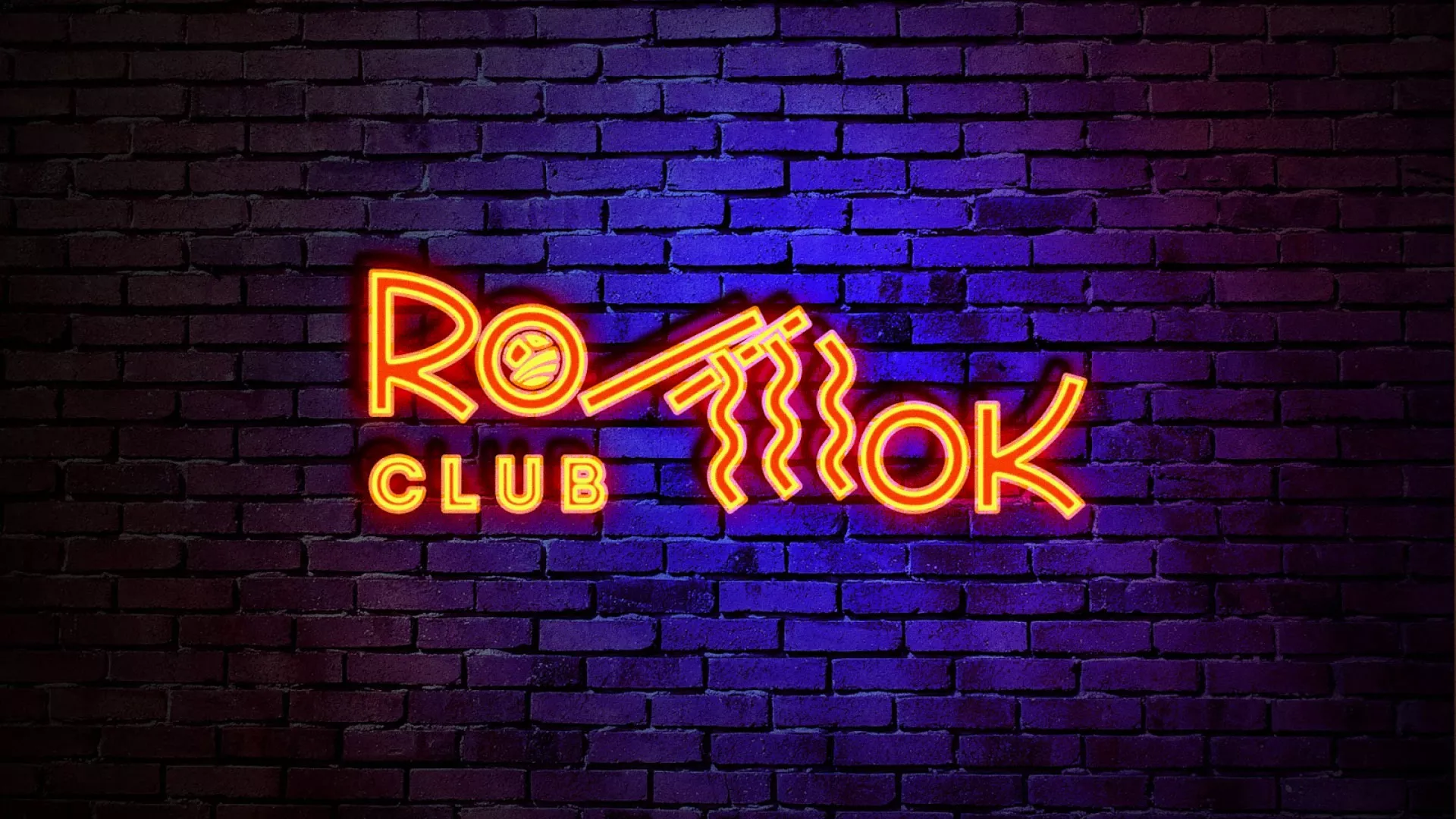 Разработка интерьерной вывески суши-бара «Roll Wok Club» в Топках